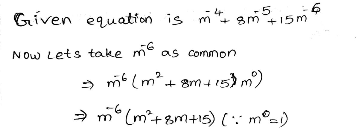 Algebra homework question answer, step 1, image 1